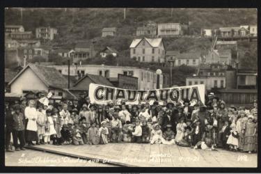 “School Children’s ‘Chautauqua’ Demonstration” in Juneau, Sept. 21, 1921.